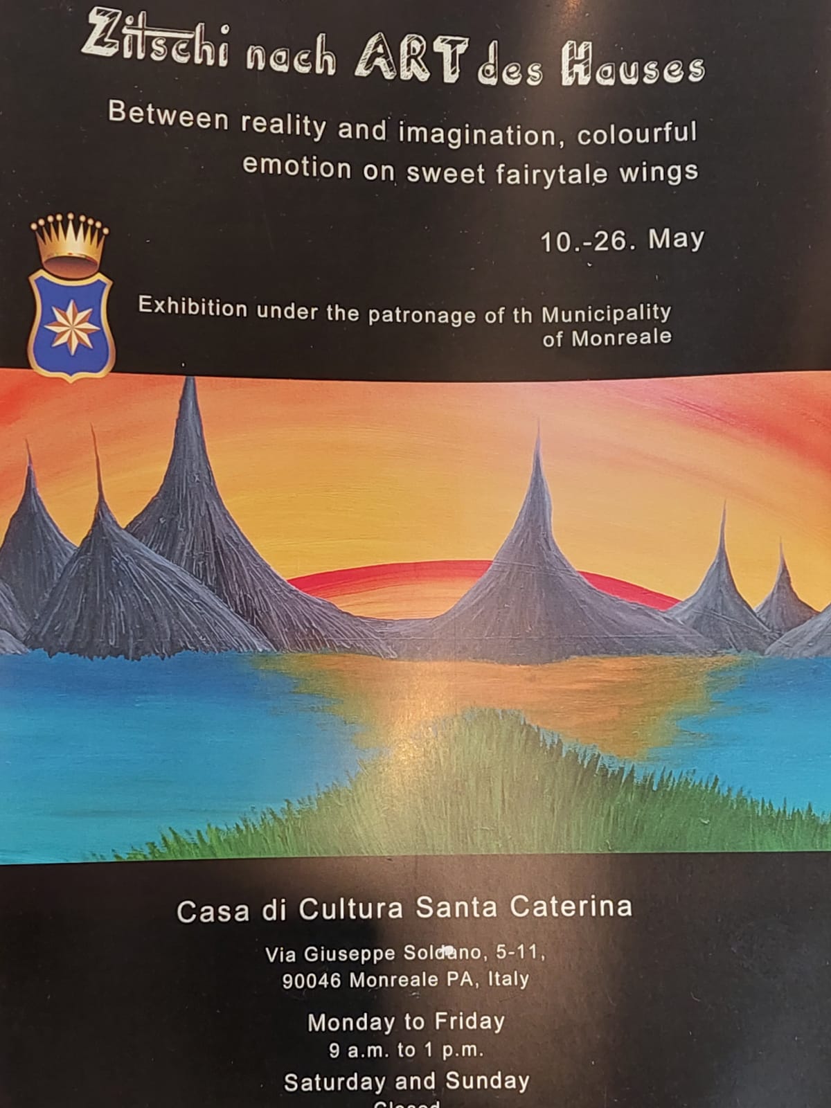 Inaugurazione della mostra di pittura “Sulle dolci ali della fiaba Emozioni cromatiche fra realtà ed immaginazione”