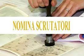 Elezioni del 25 settembre 2022.Nomina scrutatori di seggio elettorale.