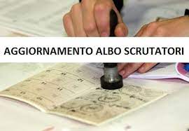 Scrutatori dei Seggi Elettorali aggiornamento dell’Albo unico comunale