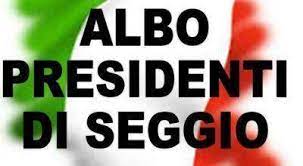 Aggiornamento Albo delle persone idonee all’Ufficio di Presidente di Seggio