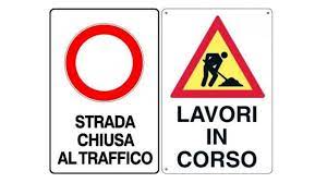 Istituzione di divieto di transito nella via Venero per lavori di segnaletica stradale.